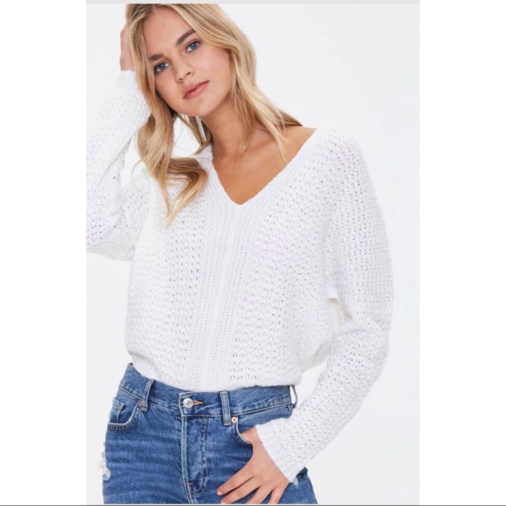 White Knit Sweater
